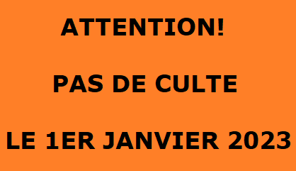 PAS DE CULTE